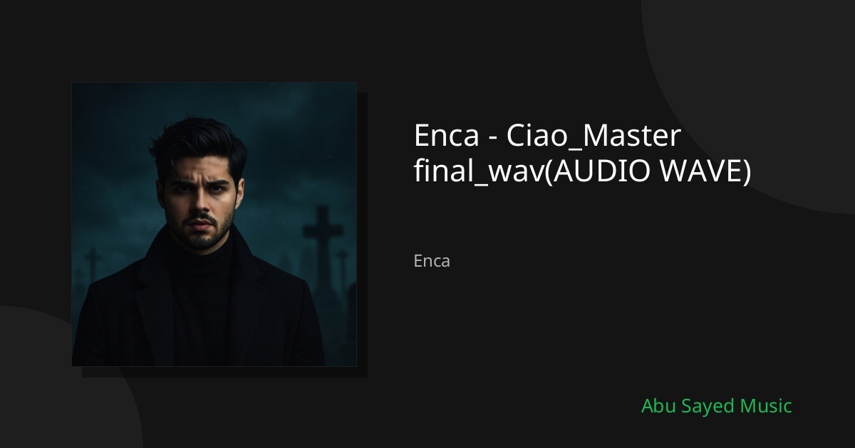Enca - Ciao_Master final_wav(AUDIO WAVE) - Cover