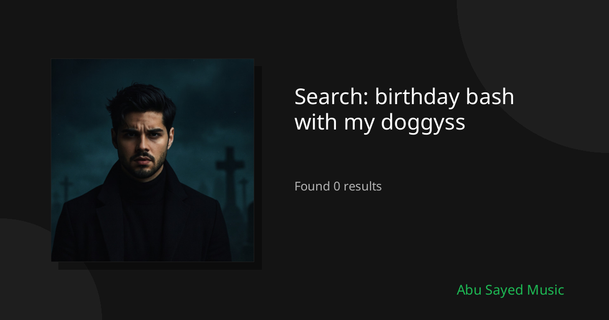 Search Results for birthday bash with my doggyss