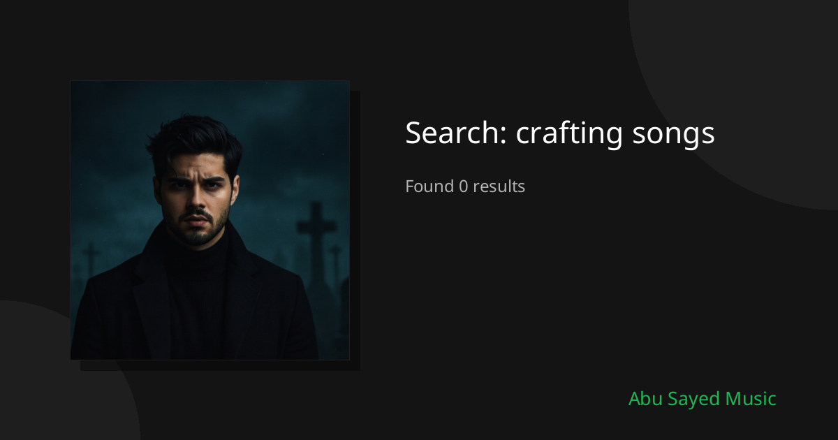 Search Results for crafting songs