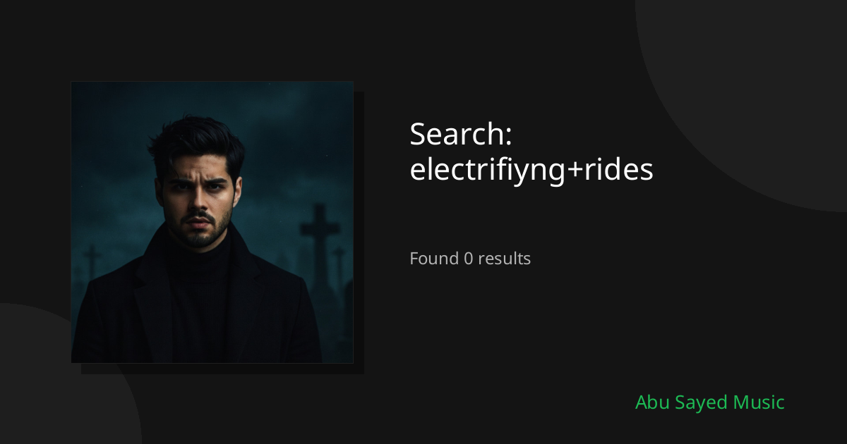 Search Results for electrifiyng+rides