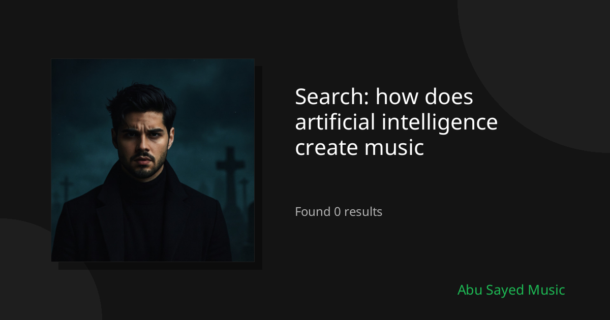 Search Results for how does artificial intelligence create music
