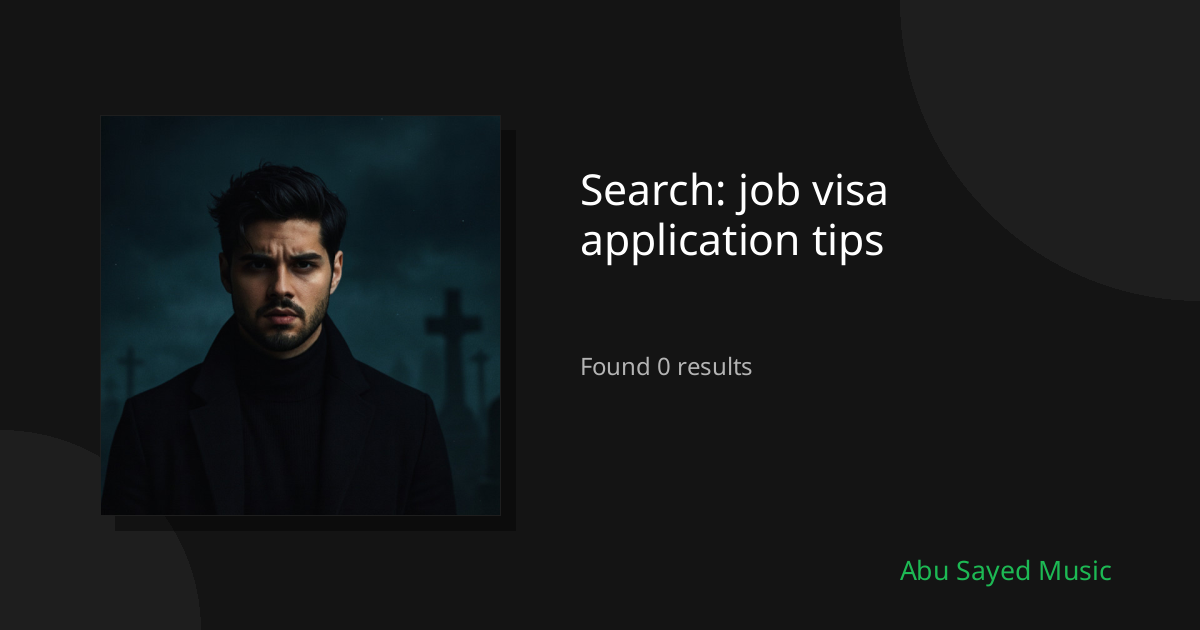 Search Results for job visa application tips