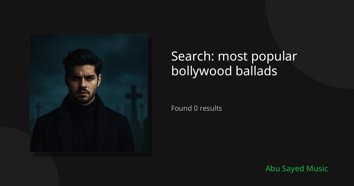 Search Results for most popular bollywood ballads
