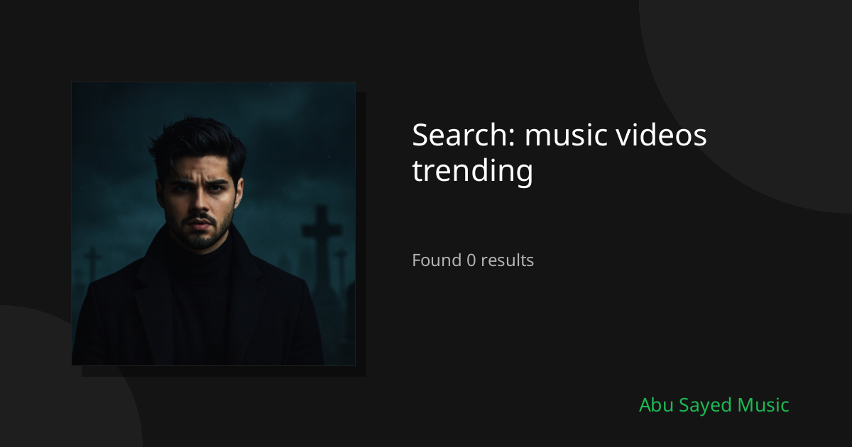 Search Results for music videos trending
