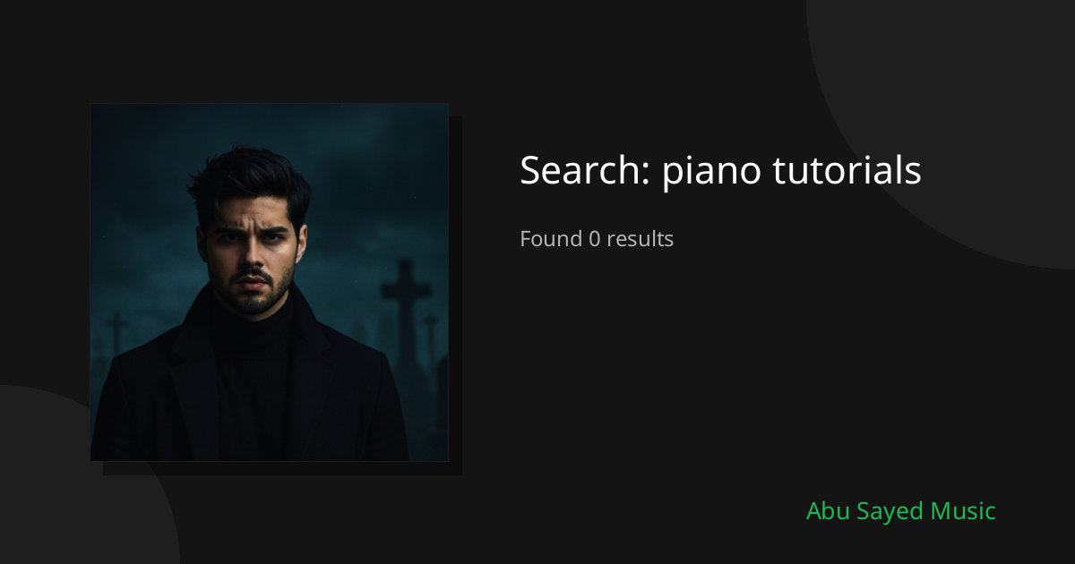 Search Results for piano tutorials