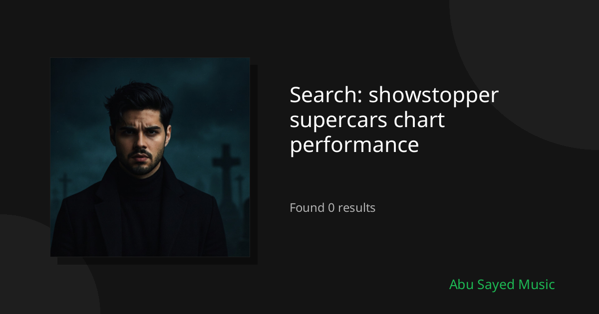 Search Results for showstopper supercars chart performance
