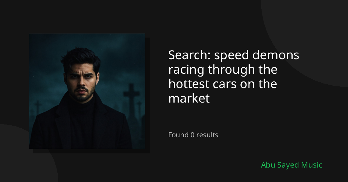 Search Results for speed demons racing through the hottest cars on the market