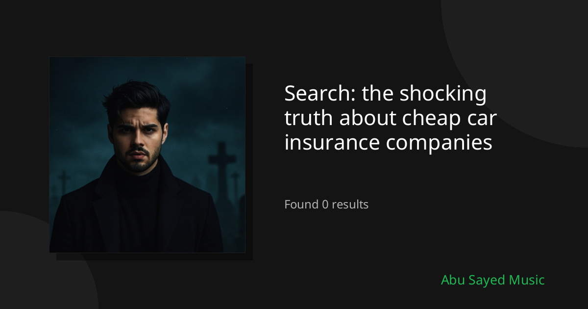 Search Results for the shocking truth about cheap car insurance companies