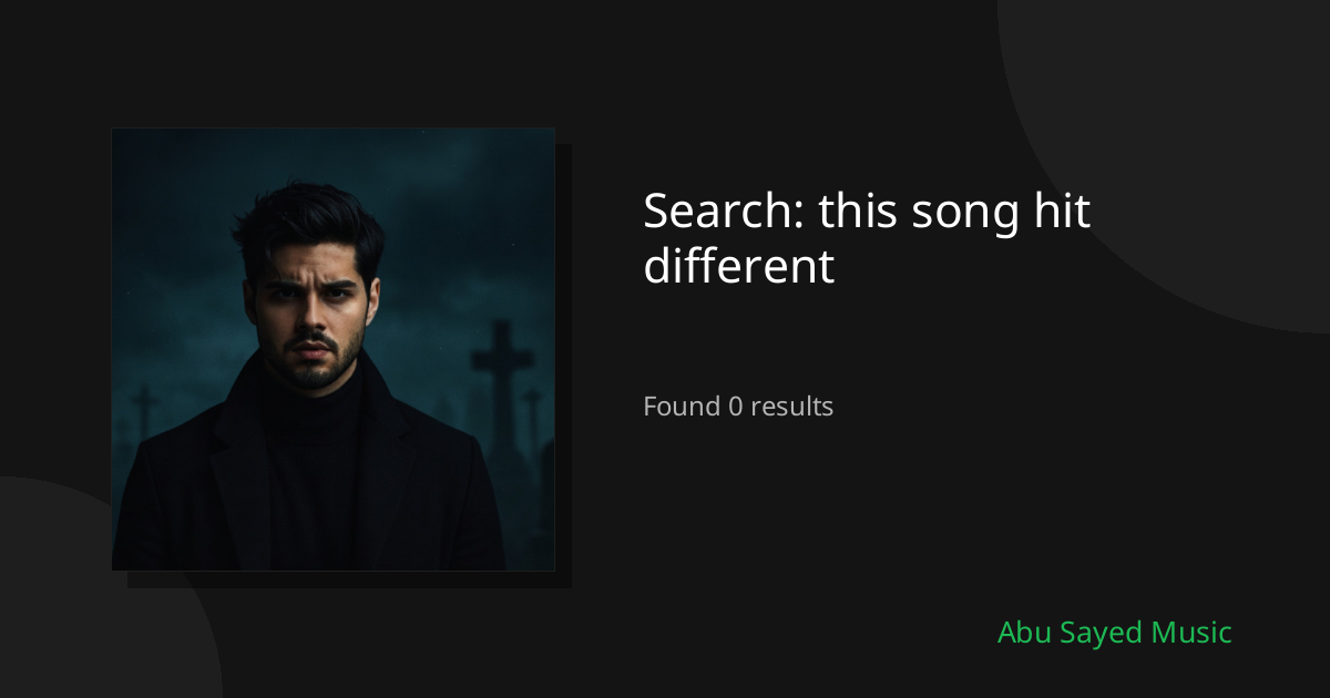 Search Results for this song hit different