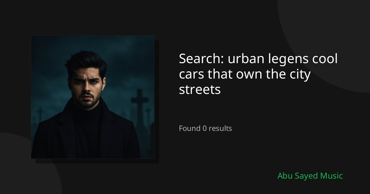 Search Results for urban legens cool cars that own the city streets