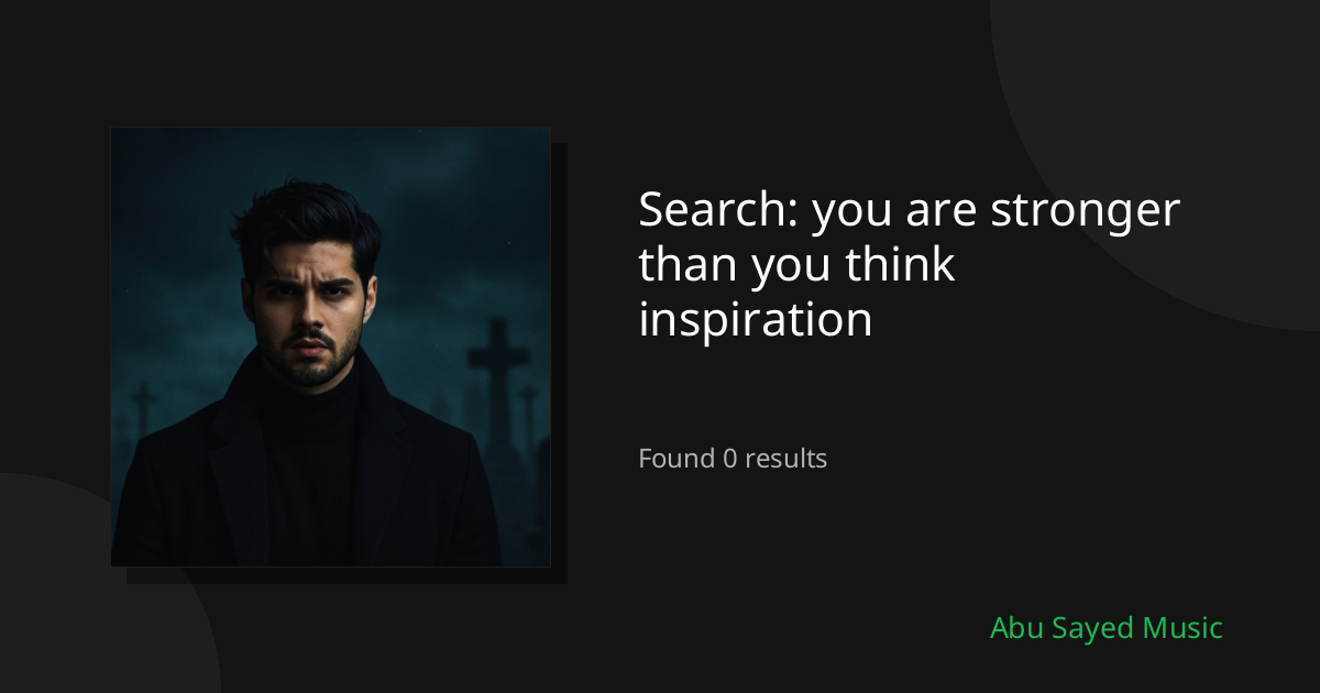 Search Results for you are stronger than you think inspiration