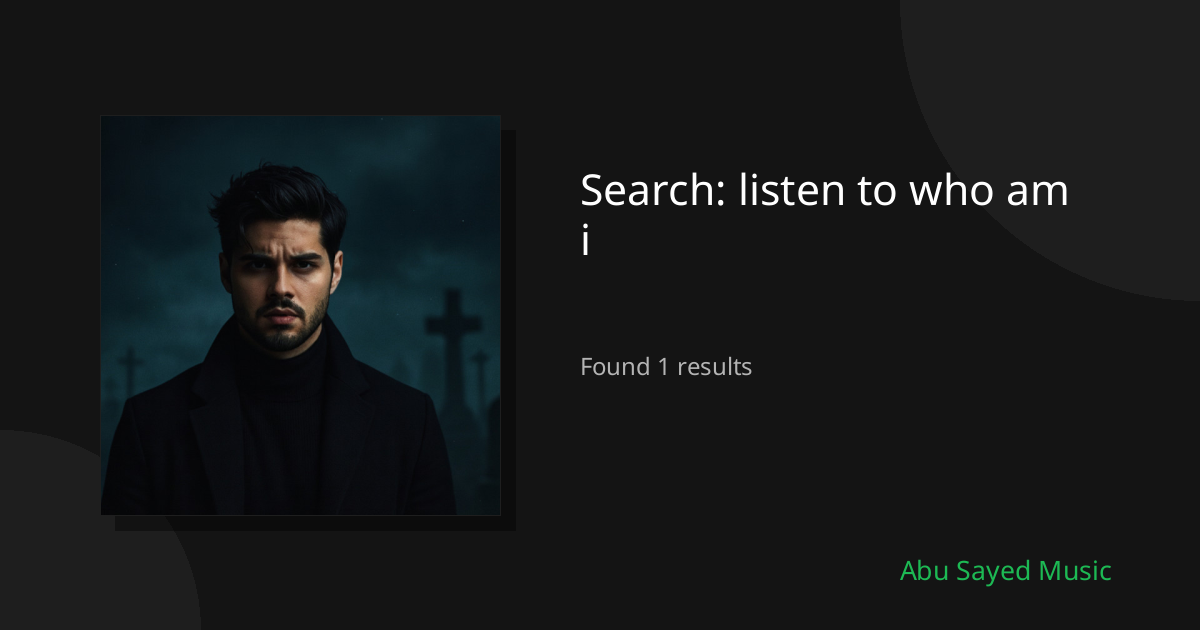 Search Results for listen to who am i