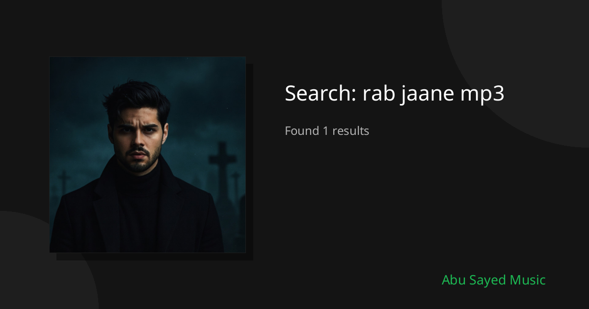 Search Results for rab jaane mp3