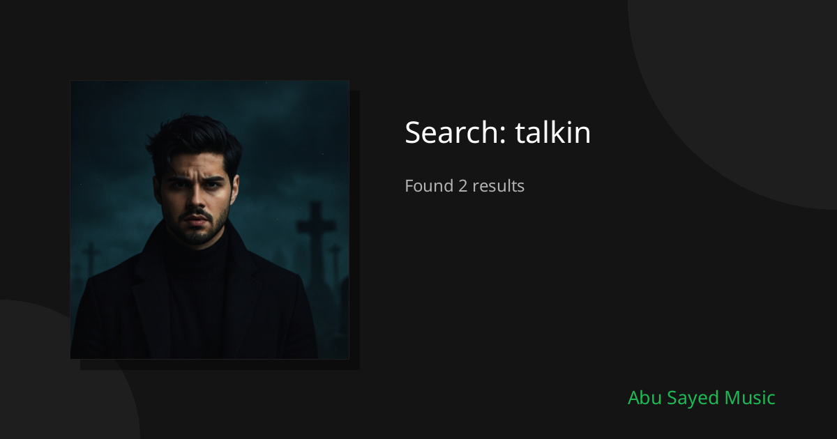 Search Results for talkin