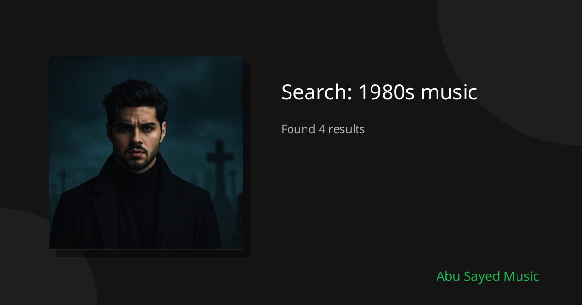 Search Results for 1980s music