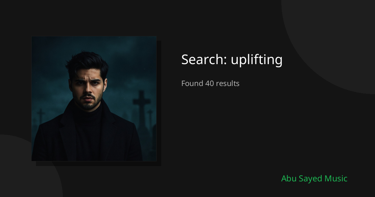 Search Results for uplifting