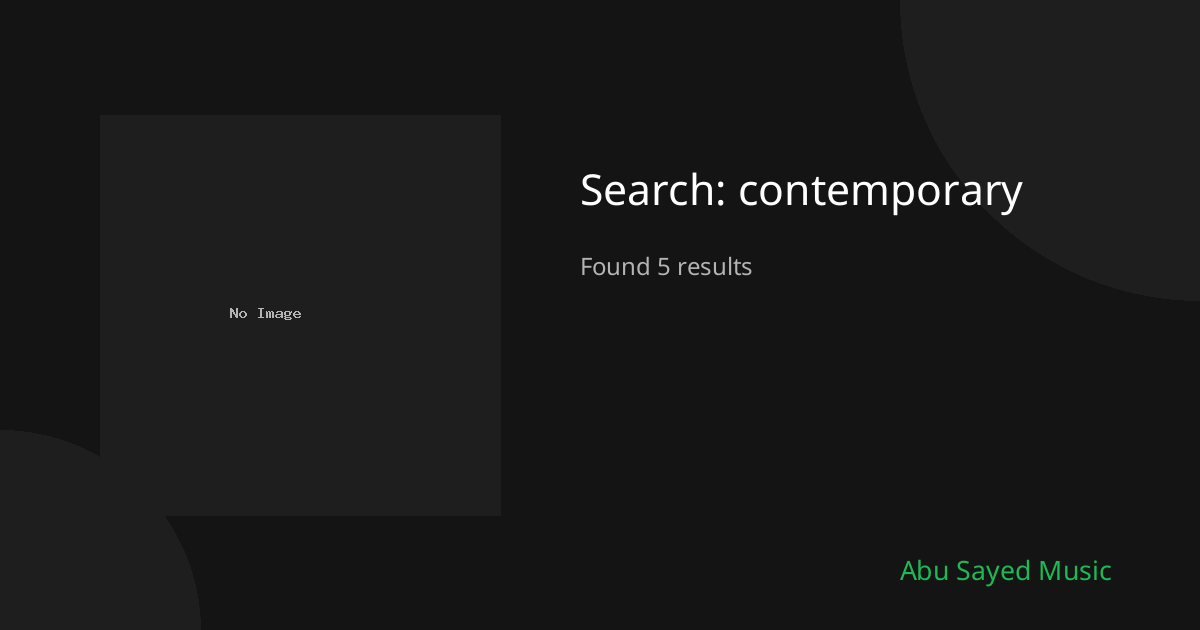 Search Results for contemporary