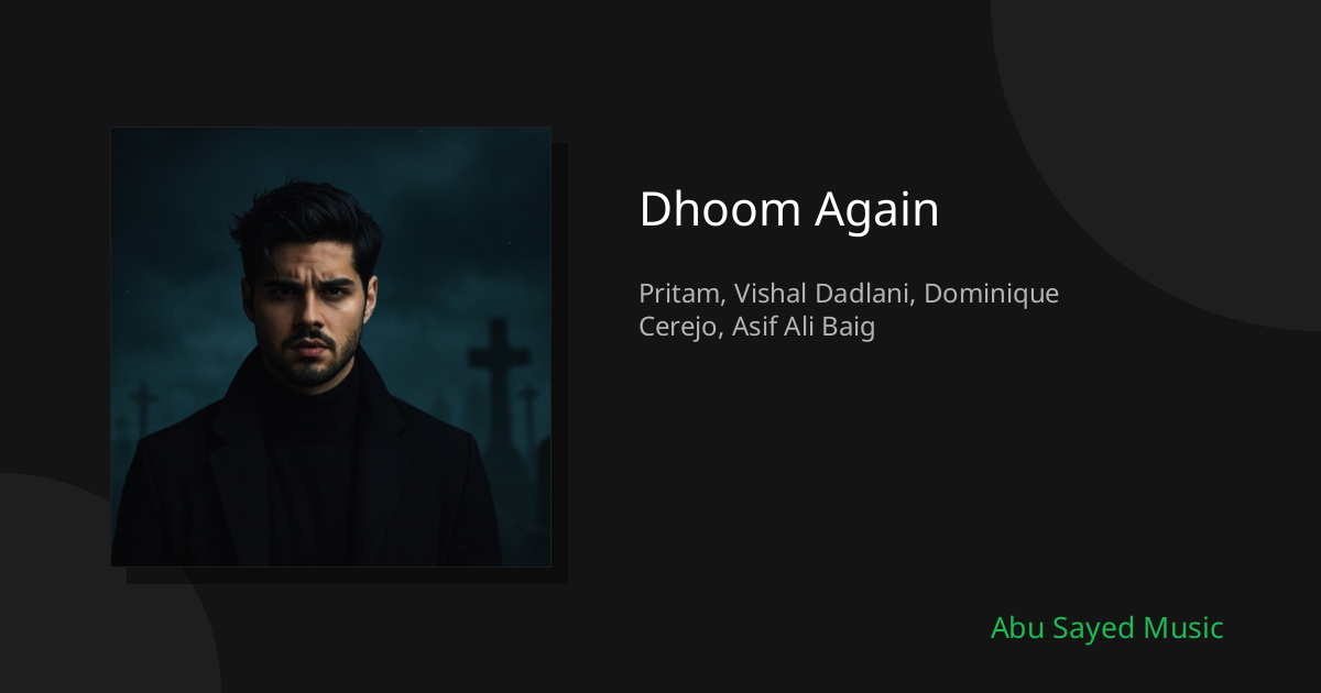 Dhoom Again - Cover