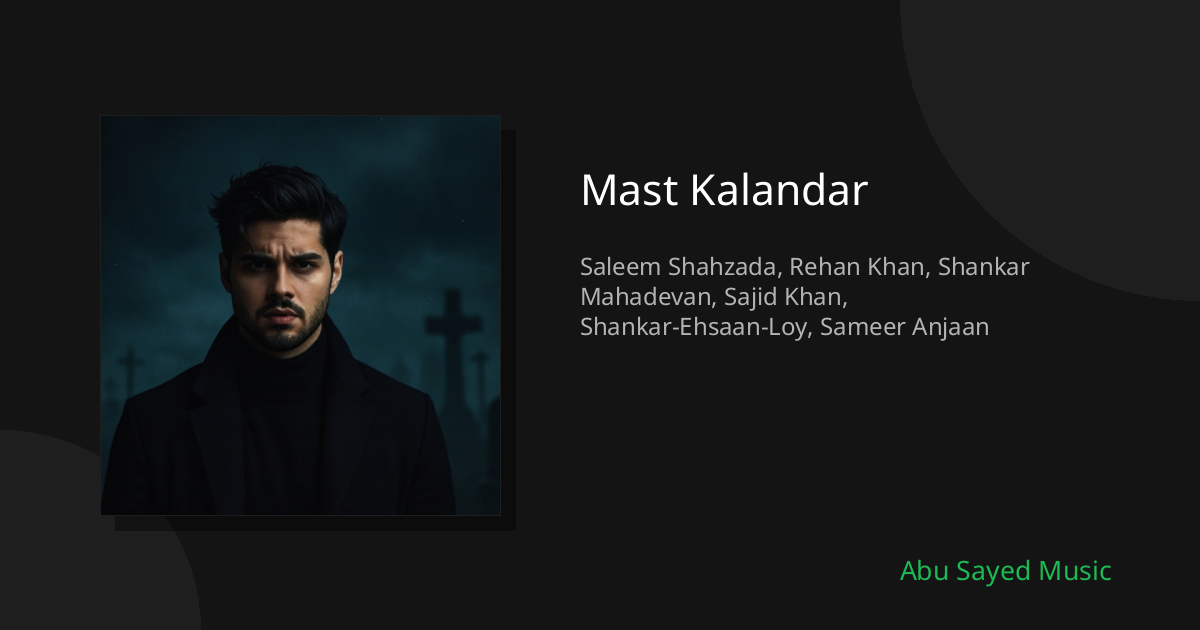 Mast Kalandar - Cover