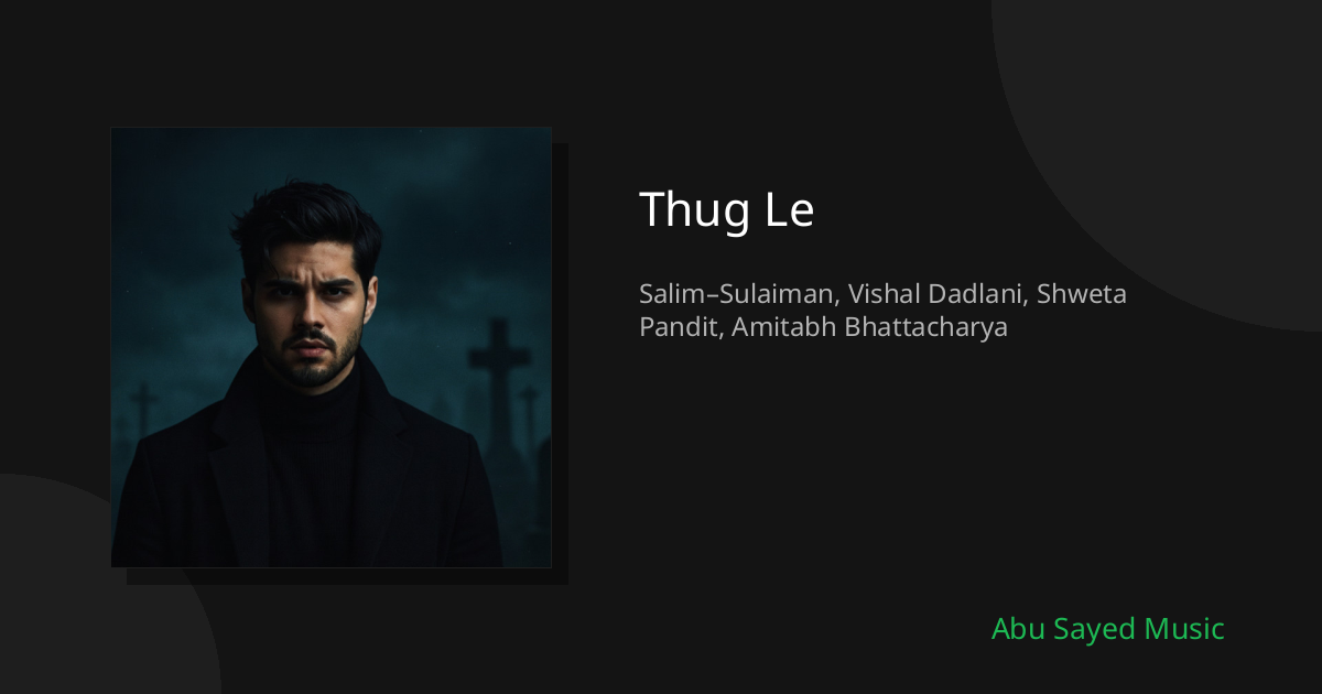 Thug Le - Cover