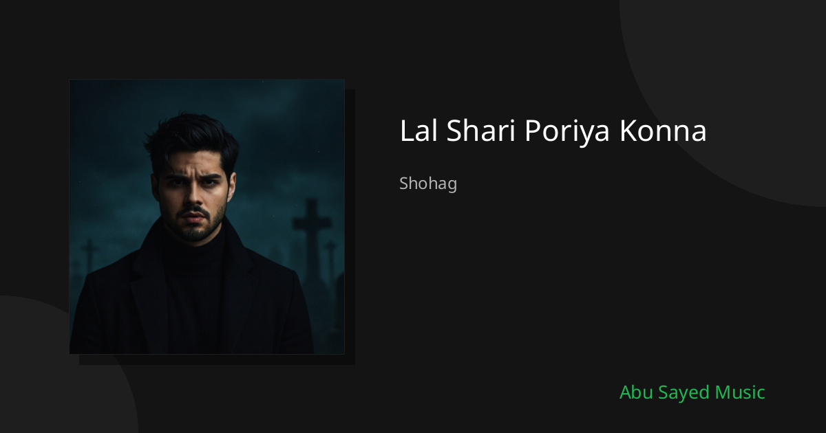 Lal Shari Poriya Konna - Cover