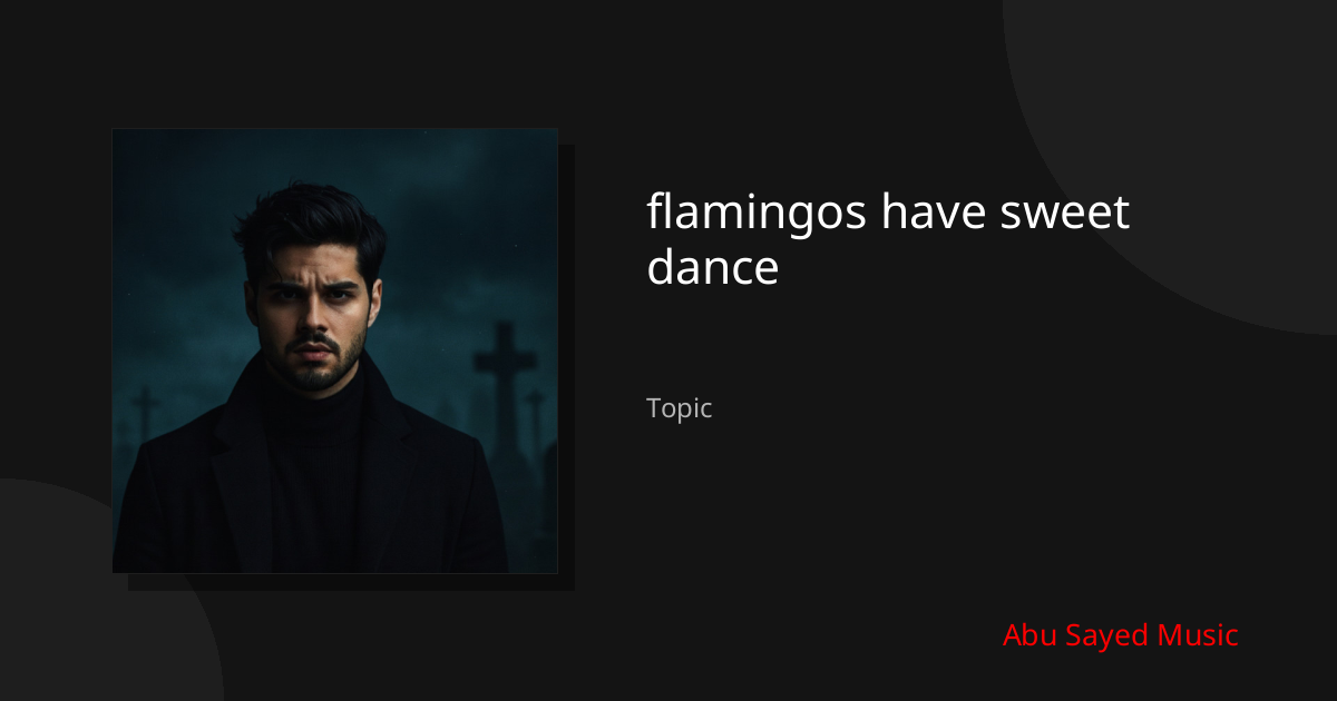 Explore flamingos have sweet dance