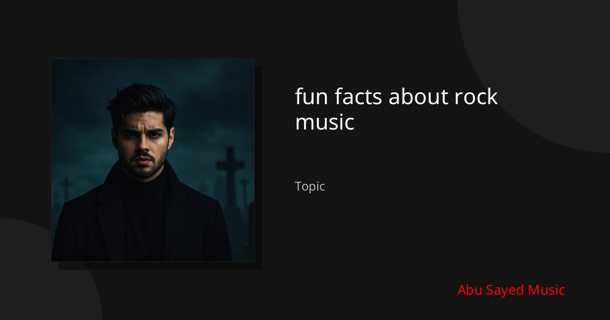 Explore fun facts about rock music