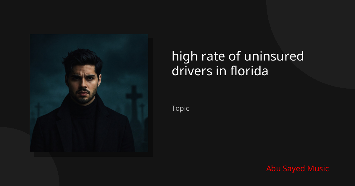 Explore high rate of uninsured drivers in florida