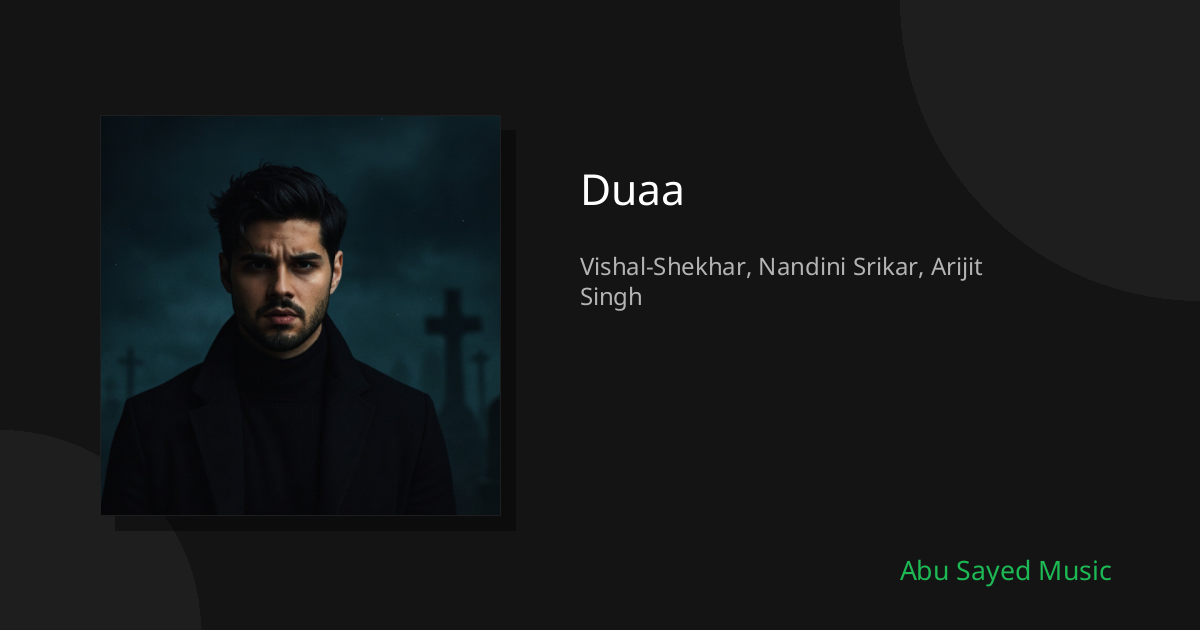 Duaa - Cover