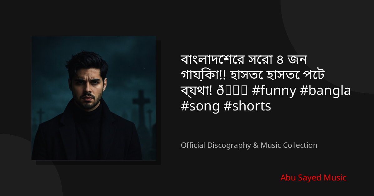Watch বাংলাদেশের সেরা ৪ জন গায়িকা!! হাসতে হাসতে পেট ব্যথা! 😂 #funny #bangla #song #shorts on YouTube