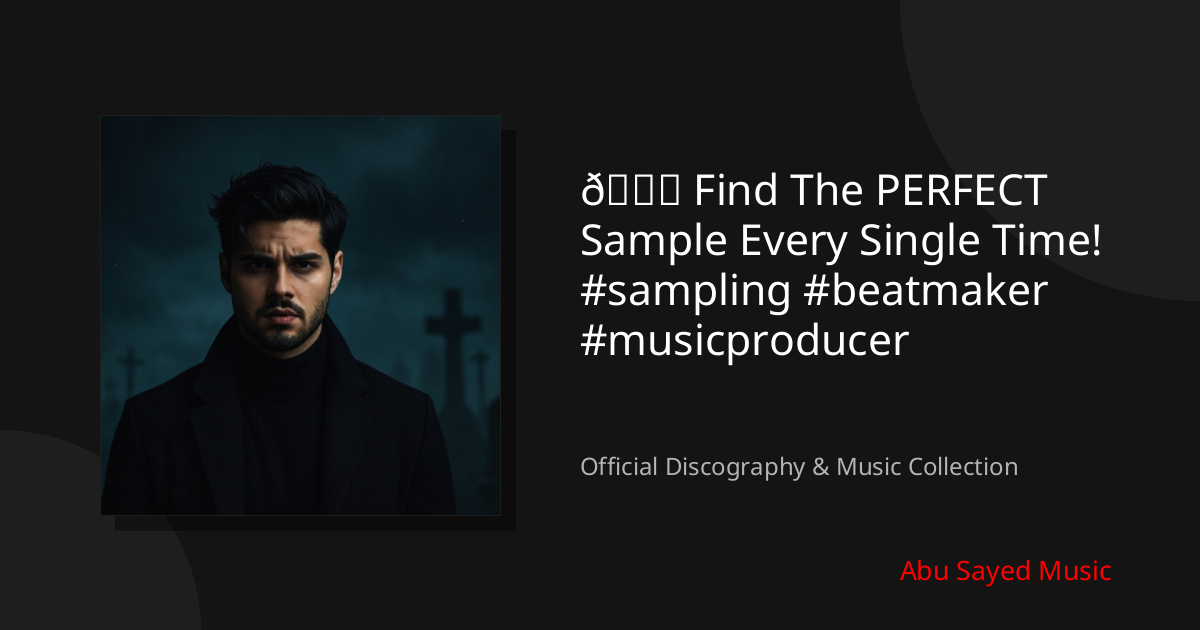 Watch ​💎 Find The PERFECT Sample Every Single Time! #sampling #beatmaker #musicproducer on YouTube