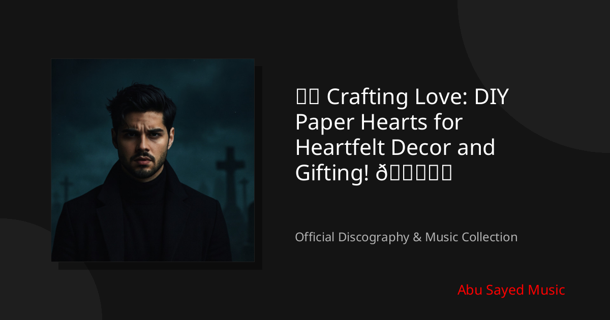 Watch ❤️ Crafting Love: DIY Paper Hearts for Heartfelt Decor and Gifting! 💌✂️ on YouTube