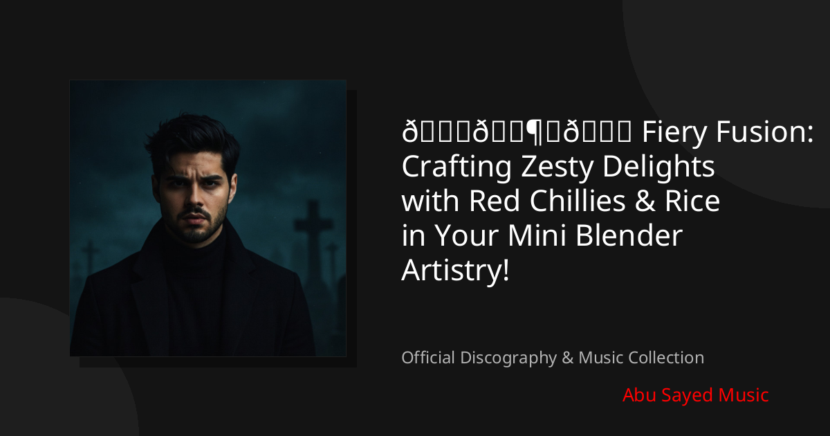 Watch 🌀🌶️🍚 Fiery Fusion: Crafting Zesty Delights with Red Chillies & Rice in Your Mini Blender Artistry! on YouTube