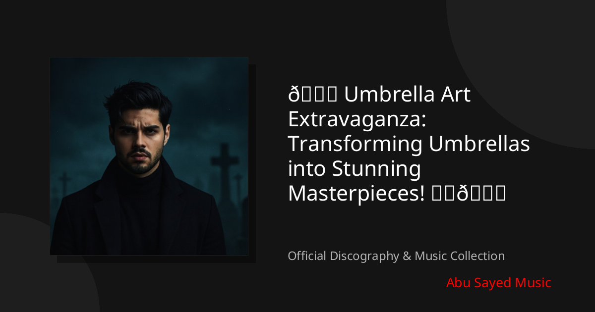 Watch 🎉 Umbrella Art Extravaganza: Transforming Umbrellas into Stunning Masterpieces! ☂️🌟 on YouTube