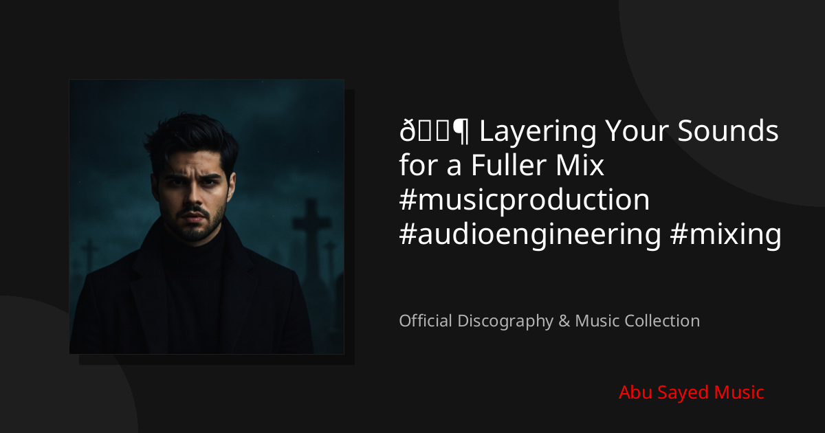Watch 🎶 Layering Your Sounds for a Fuller Mix #musicproduction #audioengineering #mixing on YouTube