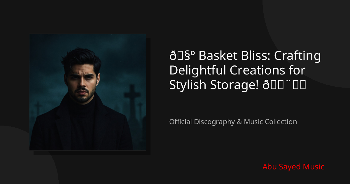 Watch 🧺 Basket Bliss: Crafting Delightful Creations for Stylish Storage! 🎨✂️ on YouTube