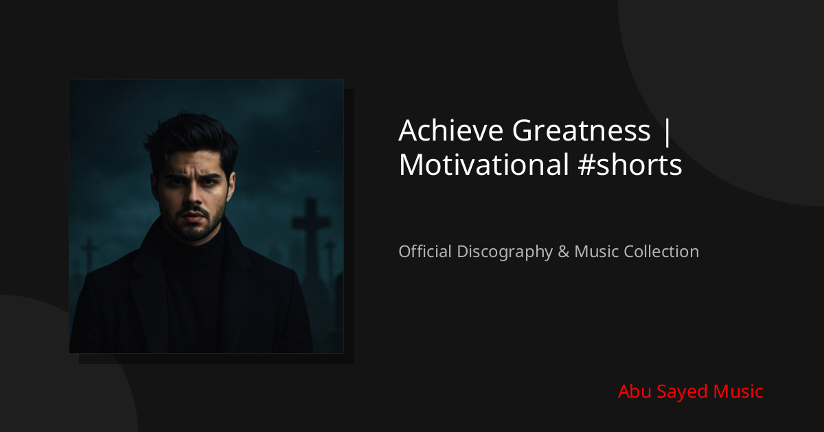 Watch Achieve Greatness | Motivational #shorts on YouTube