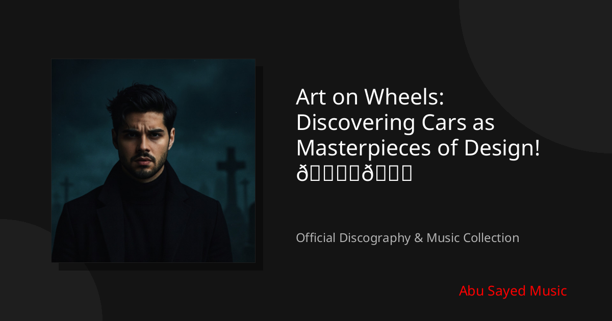 Watch Art on Wheels: Discovering Cars as Masterpieces of Design! 🖌️🚗 on YouTube