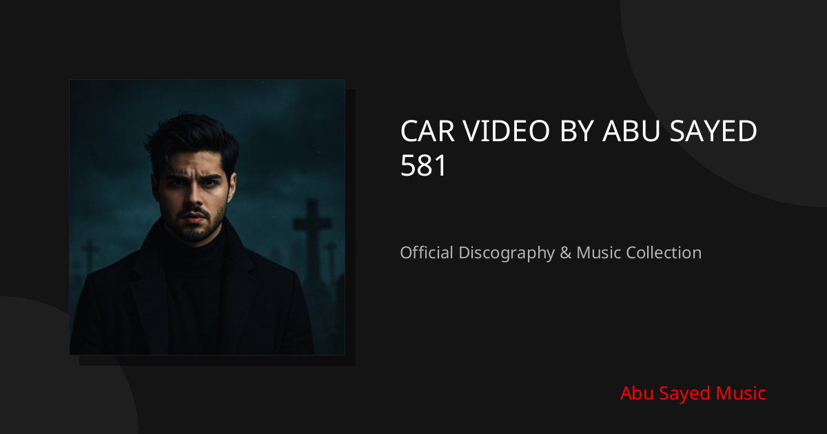 Watch CAR VIDEO BY ABU SAYED 581 on YouTube