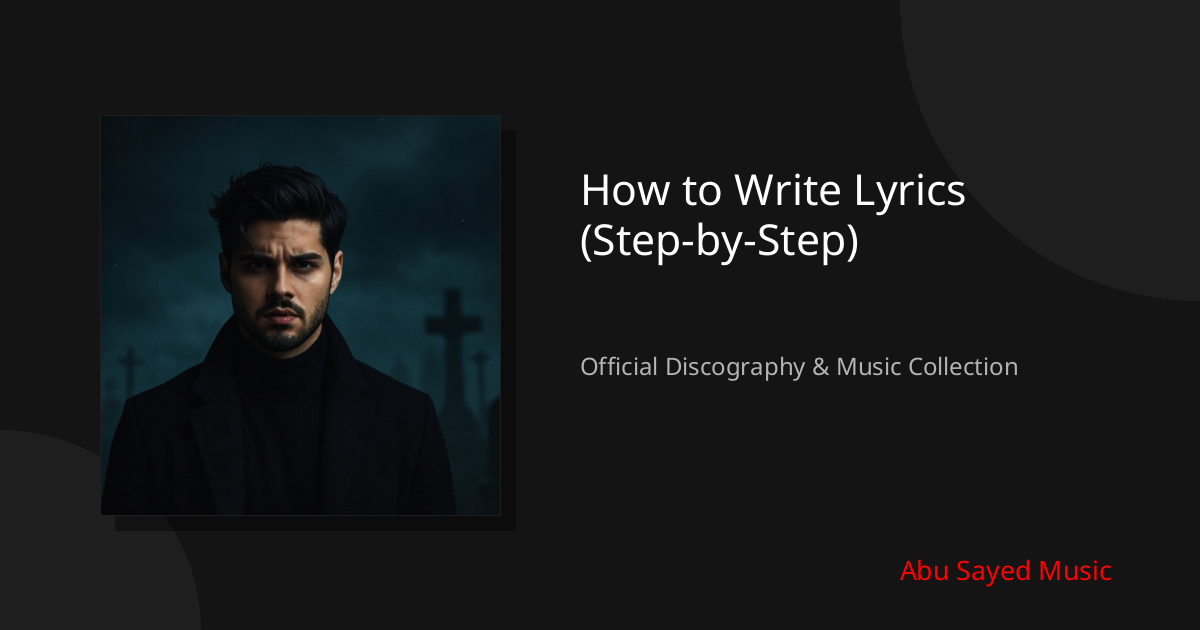 Watch How to Write Lyrics (Step-by-Step) on YouTube