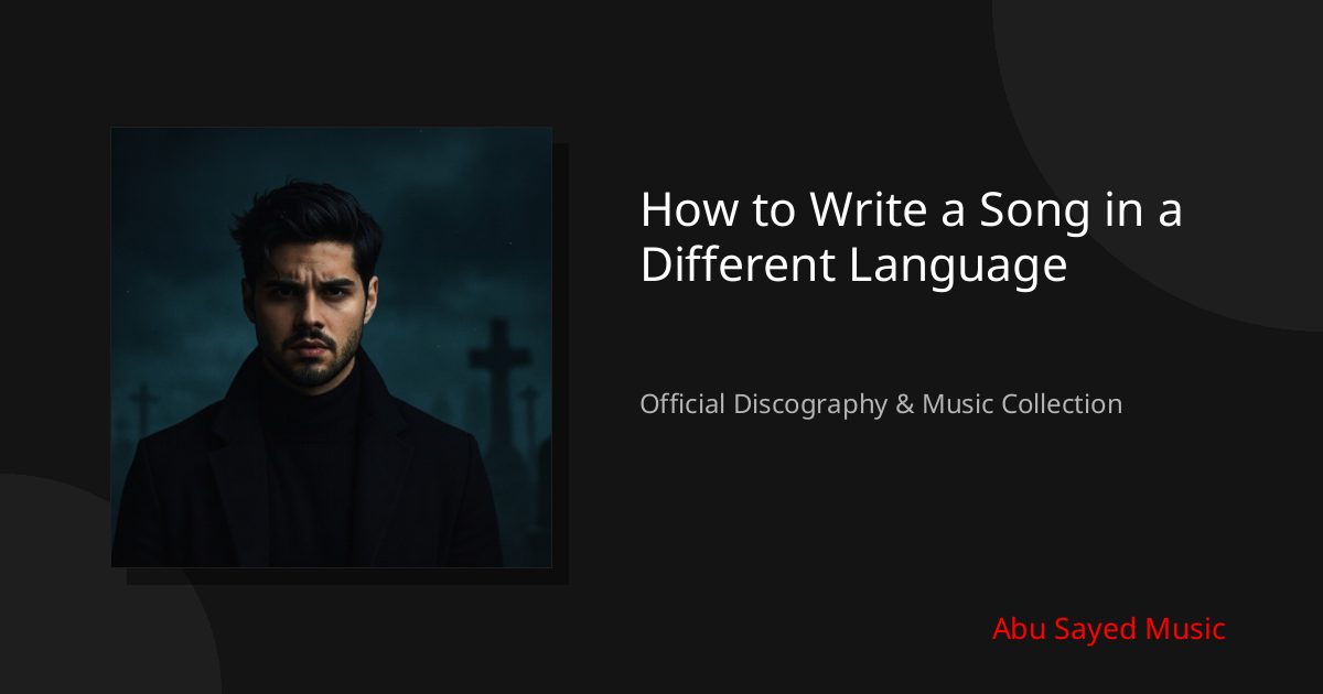 Watch How to Write a Song in a Different Language on YouTube