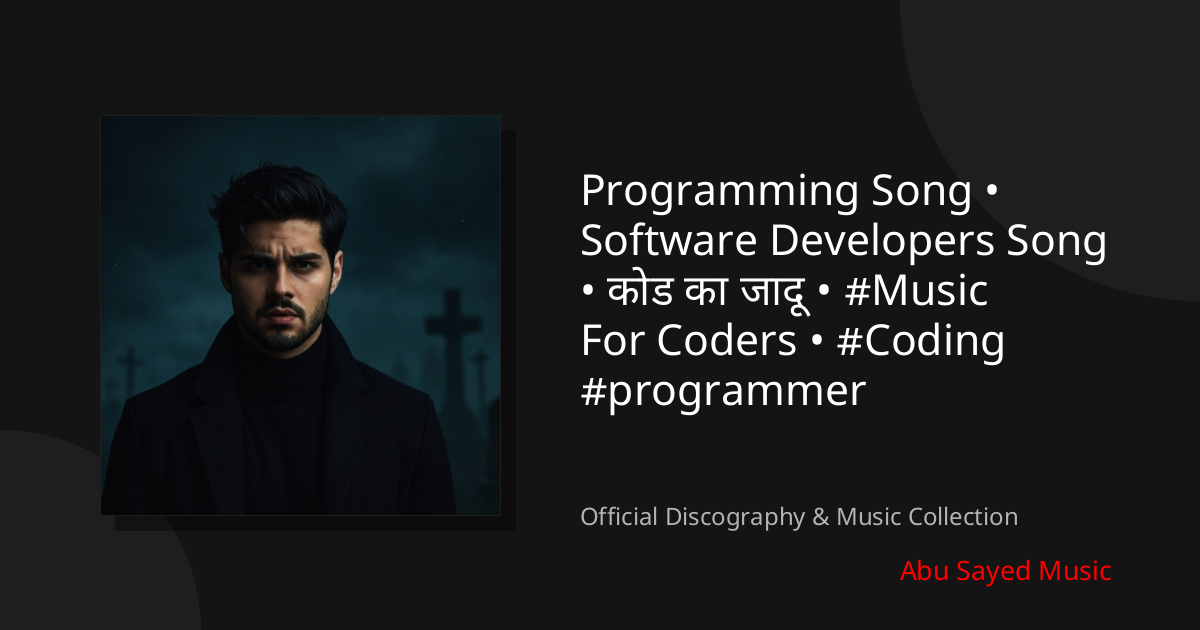 Watch Programming Song • Software Developers Song • कोड का जादू • #Music For Coders • #Coding #programmer on YouTube