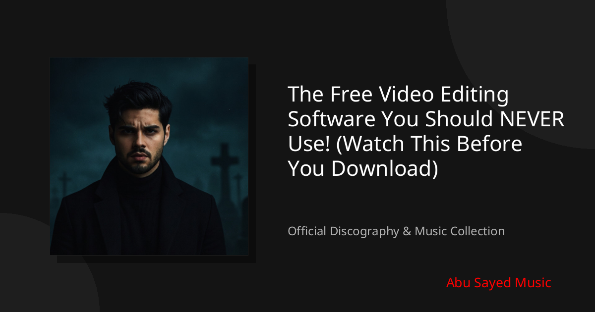Watch The Free Video Editing Software You Should NEVER Use! (Watch This Before You Download) on YouTube
