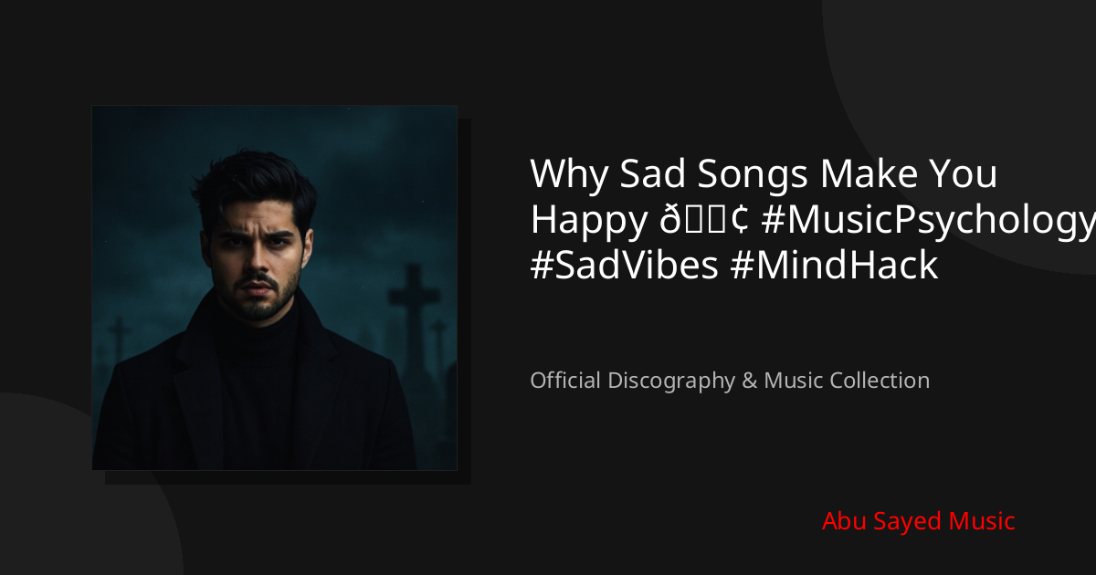 Watch Why Sad Songs Make You Happy 😢 #MusicPsychology #SadVibes #MindHack on YouTube
